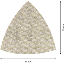 Triangulärt slippapper, 93 millimeter