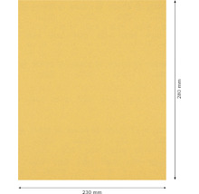 Fyrkantigt sandpapper med måtten 280 mm x 230 mm