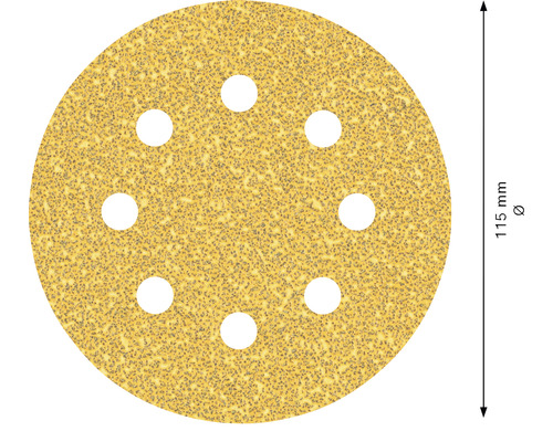 Slipskiva, kornstorlek okänd, diameter 115 millimeter