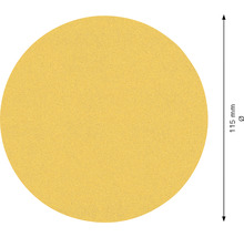 Sandpapper, skiva, kornstorlek okänd, diameter 115 mm