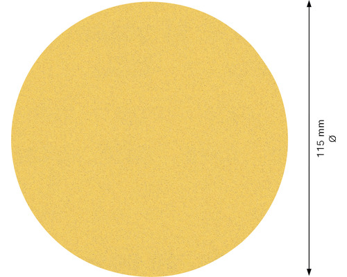 Sandpapper, skiva, kornstorlek okänd, diameter 115 mm