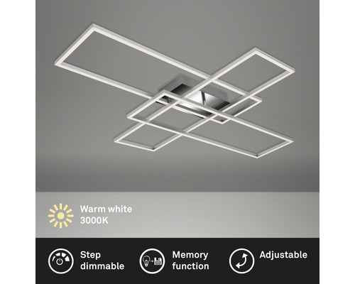 Modern LED taklampa med geometrisk design