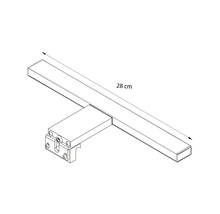 Bild på en 28 centimeter lång LED-lampa.