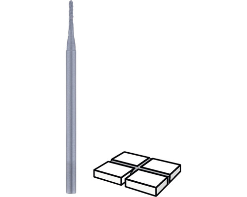 Fogfräs med hårdmetallspets och fogmönster