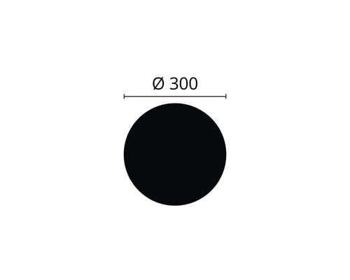 Cirkel med diameter 300