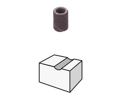 Slipband och arbetsstyckeshållare