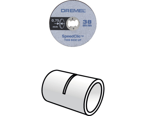 Dremel kapskiva med Speedclic och adapter