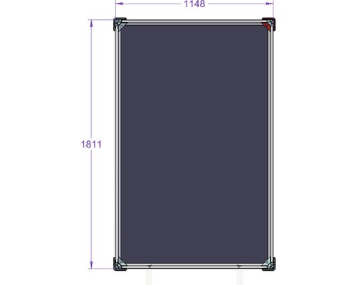 Bild av en tavla med måtten 1148 x 1811 mm.