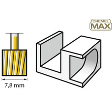 Dremel MAX SpeedClic kapskiva med en diameter på 7,8 mm