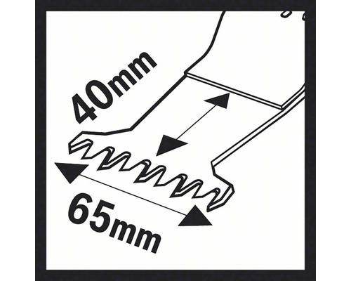 Bild med måtten 40 mm och 65 mm