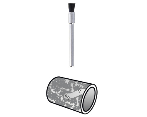 Rengöringsborste för rör för rengöring