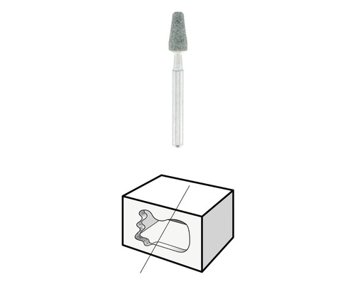 Slipstift och illustration av användningen