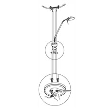 Bild av en taklampa med installationsdetaljer för gör-det-självare