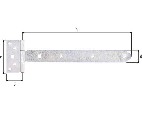 T-band med mått för gör-det-själv-projekt