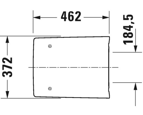 Teknisk ritning med mått i millimeter