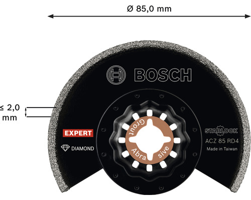 Bosch Expert diamantskärskiva med en diameter på 85 millimeter för fogarbeten