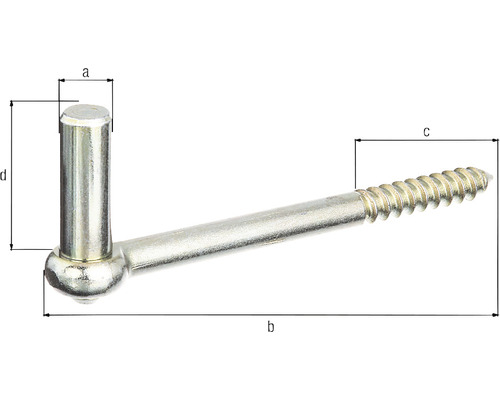 Dörrkrok med gänga för fastsättning
