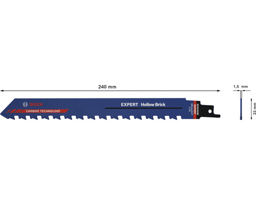 Bosch Expert Hollow Brick tigersågblad, 240 millimeter