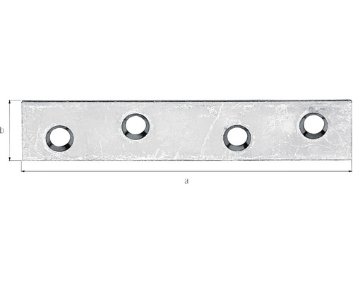 Metallkontakt med fyra hål