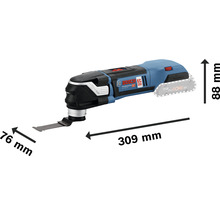 Verktygspaket BOSCH 18V 4 maskiner inkl. 2x5.0Ah batterier och laddare L-BOXX VVS