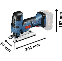 Verktygspaket 18V Bosch Professional trä sladdlös mutterdragare GDS18V-300 + sladdlös cirkelsåg GKS18V-LI + sladdlös sticksåg GST18 V-LI + sladdlös excenterslip GSS18V-10 inkl. 2 batterier (5.0 Ah), laddare & 3x L-BOXX136 + 1x L-BOXX238