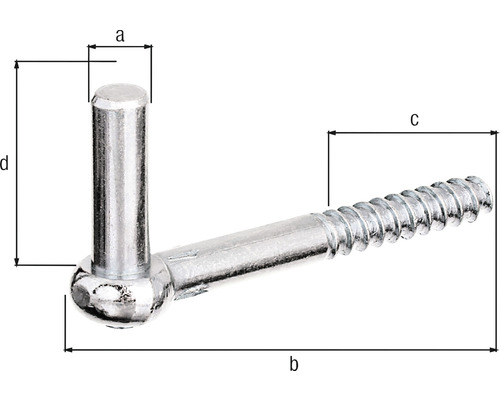 Skruvkrok med metriska mått