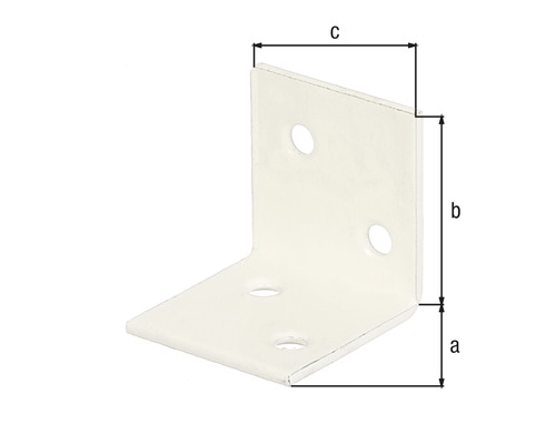 Vinkelbeslag med dimensioner