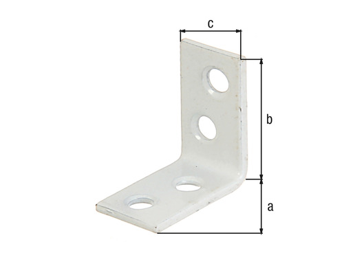 Vinkelbeslag med hål för fastsättning