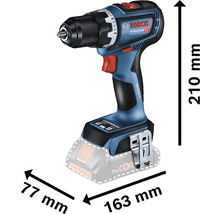 Borrskruvdragare BOSCH PROFESSIONAL GSR 18V-90 C utan batteri och laddare