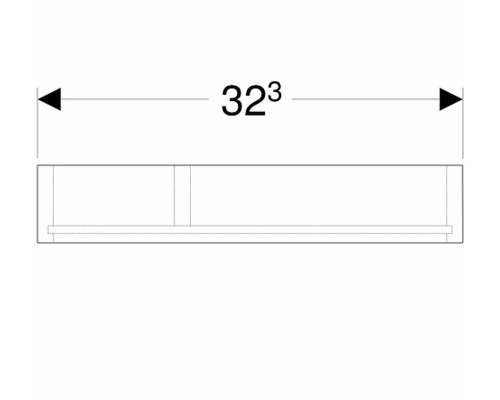 Teknisk ritning med måttangivelse 323