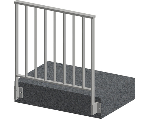 Metallräcke för utomhustrappor