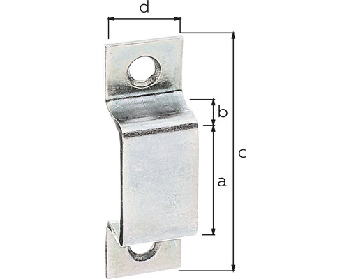 Rörfästningsklämma med hål för rör