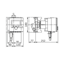 Cirkulationspump WILO stratos maxo 180 mm 80 W DN 50 2217897