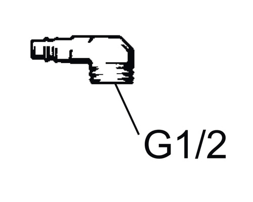 Vinkelkoppling G1/2