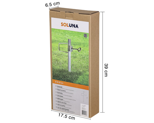 Förpackning av ett Soluna jordankare med en diameter på 20 till 28 millimeter