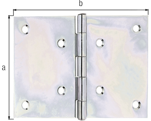 Dörrband med synliga mått
