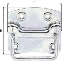 Metallhandtag för resväska med dimensioner