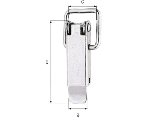 Justerbart spännlås med dimensioner