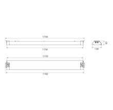 Taklampa SG Arena 1200 79w 11830lm vit-thumb-2