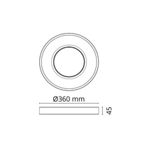 Fasadbelysning SG Circulus 19w 1345lm vit-thumb-2
