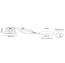 Downlight SG Junistar eco isosafe dtw 510lm vit-thumb-2