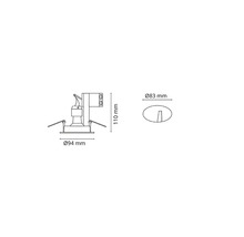 Downlight SG jupiter outdoor 4,5w svart-thumb-2