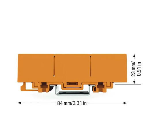 Plint med måtten 84 gånger 23 millimeter.