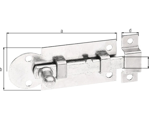 Dörrregel med måtten a, b och d