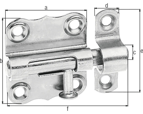 Regellås med måttangivelser