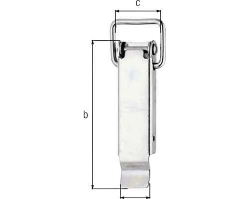 Justerbart spännlås med mått
