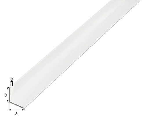 Vinkelprofil av plast