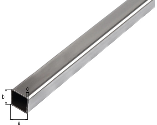 Rektangulär metallrör med mått