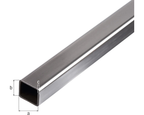 Rektangulärt stålrör med dimensioner