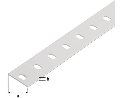Perforerat metallband med hål